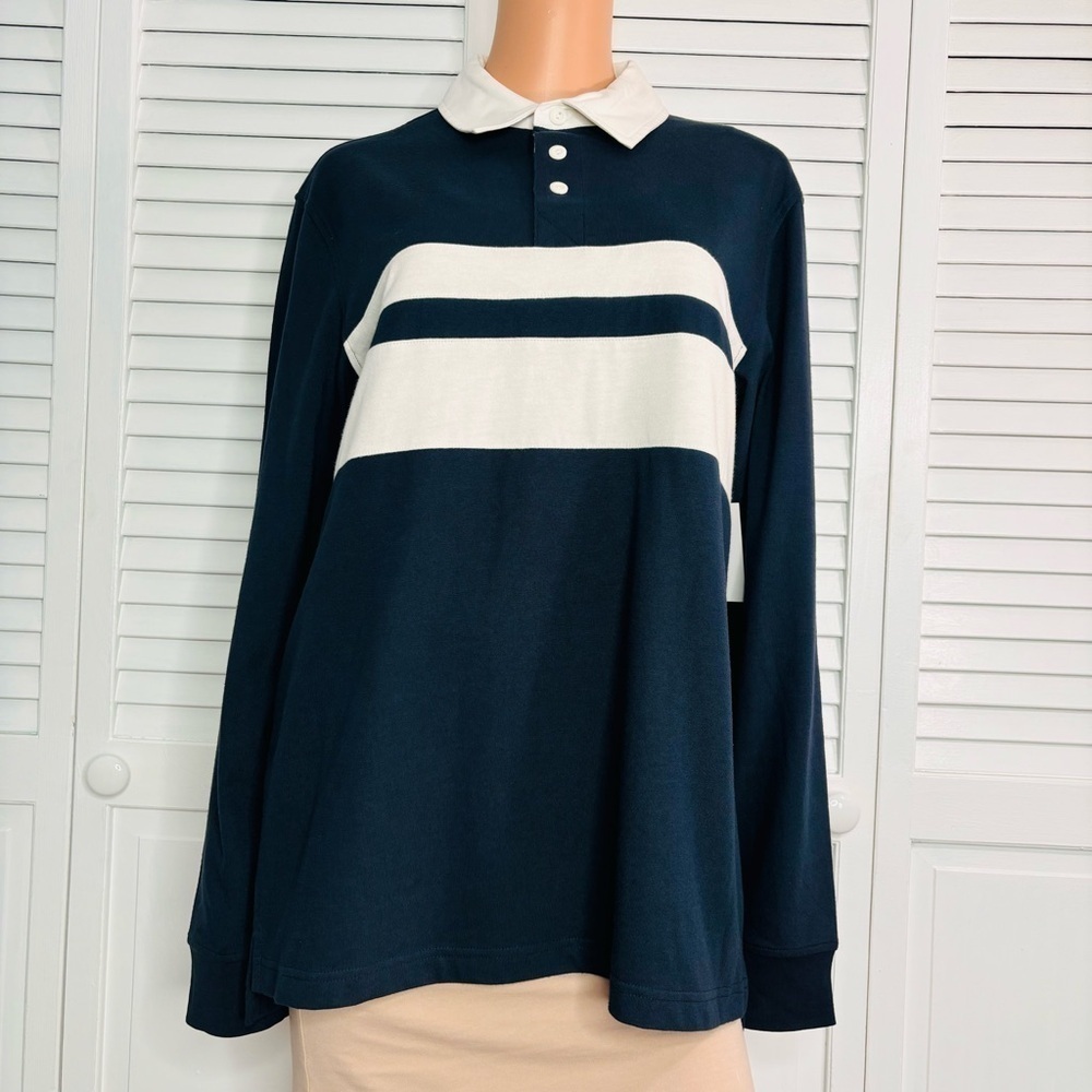Sonoma The Everyday Polo in Navy Blue Size Medium